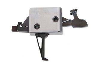 The CMC ar15 ar10 Drop-In Two Stage 2lb Set 2lb Release Flat Trigger fits in Mil-Spec receivers and is made from steel